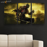 Cuadro Triptico Dark Souls 3 Canvas Personalizado Art