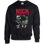 Buzo Adulto Cuello Redondo Estampado Personaliza Nick Zombie