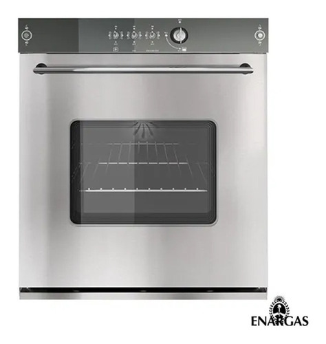 Horno Luxor Gas Steel 550 Empotrar Multigas Horno Abovedado Color Acero Inoxidable