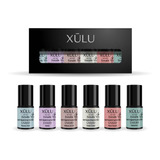 X6 Esmalte Para Uñas Semipermanente Uv/led X 6ml Xúlu Z1000