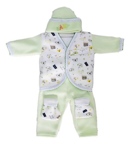 Set Recién Nacido 4pzs Polar. Hijo De Mi Hijo