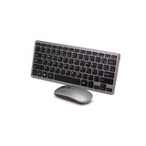 Kit Teclado E Mouse Bluetooth Wireless Usb Para Macbook/pc