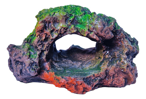 Enfeite Ornamento Aquário Caverna Rocha Toca Betta Peixes