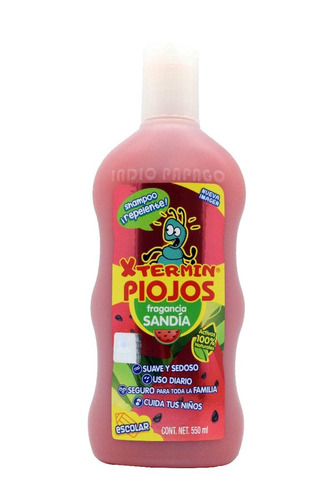 Shampoo Elimina Piojos Sandia Xtermin Eficaz