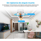 Cámara De Seguridad Wifi De 360° Visión Nocturna Alarma