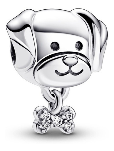 Pandora Charm Perro Mascota Y Hueso Pandora Plata Esterlina