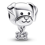 Pandora Charm Perro Mascota Y Hueso Pandora Plata Esterlina