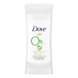 Desodorante Dove 0%alumínio 24h Cucumber Green Tea Scent 74g