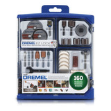 Kit 160 Piezas Accesorios Dremel Set 710 Rw2 En Estuche 