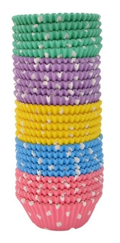 Capacillos De Colores #72 Para Cupcakes 500pz