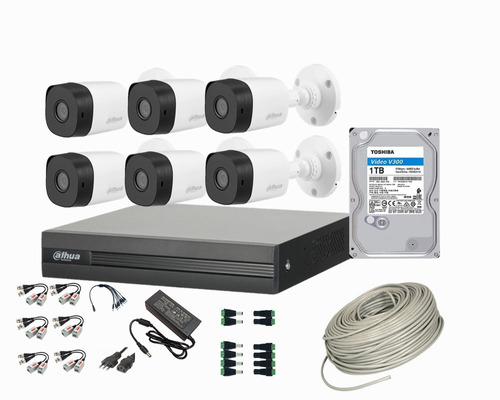 Cctv Kit Pro Dahua Dvr 8ch + 6 Cam 720p + 1tb Tienda9cl