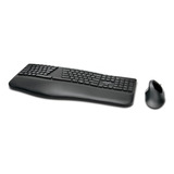 Combo De Teclado Y Mouse Pro Fit Ergo Inalámbrico Negro