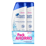 Shampoo H&s Limpieza Renovadora 2x375ml