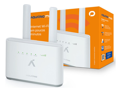 Modem Roteador Amplificador 3g 4g Wi-fi Md 4000sx Branco Desbloqueado Aquário