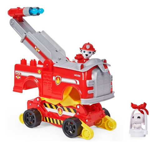 Paw Patrol Marshall Camión Bombero Set Rescue 34cm Original