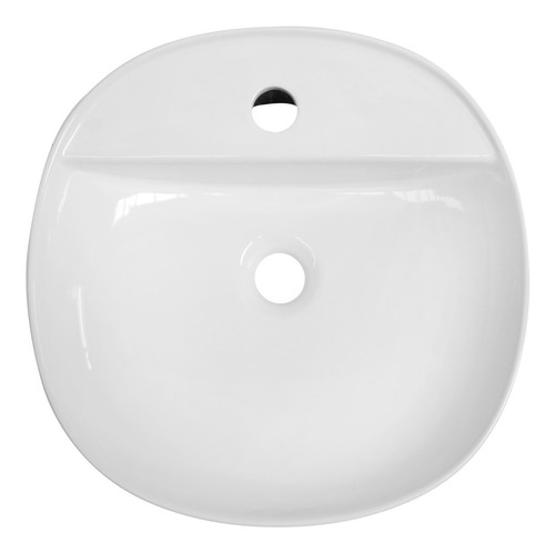 Lux Sany T491c Lavabo Cerámico Blanco Base Monomando 41cm