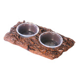 Cuenco De Agua Para Comida De Reptiles, 2 Cuencos 20x9,8x3cm