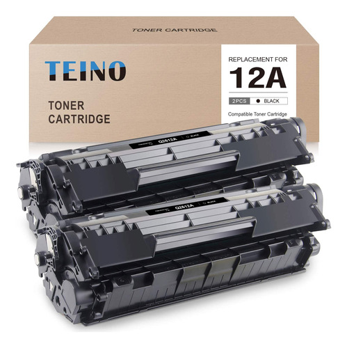 Teino - Cartucho De Tóner Compatible Para Hp 12a Q2612a Para