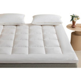 Kit Protetor Pillow Top Cama Casal C/2 Travesseiros Silicone