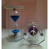 Reloj De Arena Vidrio Cristal 10 Minutos Temporizador Color