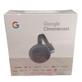 Google Chromecast 3rd Generation Full Hd Carvão Com Memória