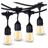 Guirnalda Luces Led 10m Exterior 10 Ampolletas - Resistente 