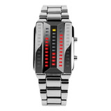 Luz Led Binaria Unisex Skmei Assista Matriz Fashion