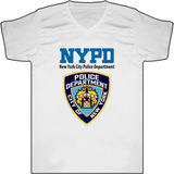 Camiseta Policia Nueva York Nypd Bca Tienda Urbanoz