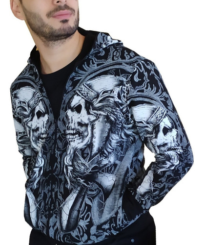 Campera Vikingos - Calaveras - Excelente Calidad