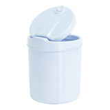 Lixeira De Pia Plástico 3 Litros Click Cesto De Lixo Cozinha Cor Branco