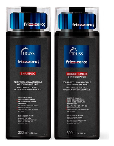 Truss Kit Shampoo+condicionador Frizz.zero+brinde