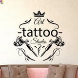 Vinil Decorativo Tattoo Studio O Estudio De Tatuajes