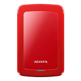 Disco Duro Externo Adata Hv300 2.5 2tb Usb 3.1 Rojo Mac/pc