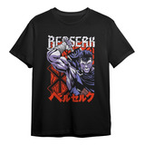 Camiseta Guts Berserk Geek Nerd Blusa Camisa Anime Otaku