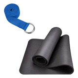 Set Yoga Fitness Pilates Mat Nbr + Cinturon 105