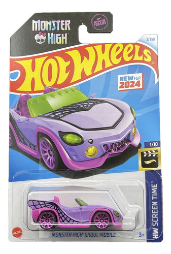 Hot Wheels Monster High Ghoul Mobile + Obsequio 