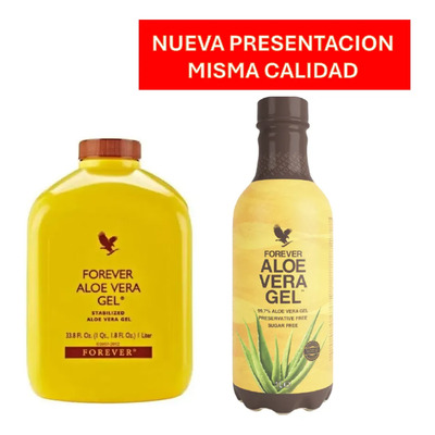 Forever Aloe Vera Gel Jugo Sábila 100% Natural Puro Sellado