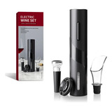 Kit Abridor De Vinho Automático Pilha Aa