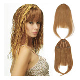 Nature Clip Cabello Humano En Flequillo 20cm