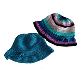 Gorro Mod. Piluso Tejidos En Crochet / Sombrero Bucket Hat