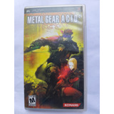 Metal Gear Acid 2 Psp