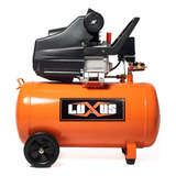 Compresor De Aire Luxus 50 Litros 2.5hp Eg-ac2050 Monofásico 220v 50hz Naranja