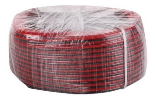 Cable Para Parlante 25mt Negro/rojo Roimex