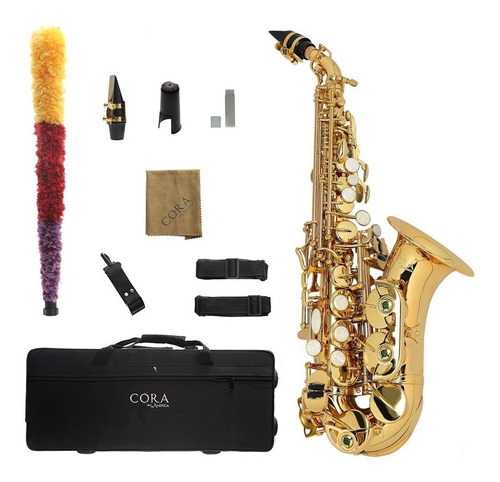 Saxofón Soprano Curvo Cora By L. America / Msi