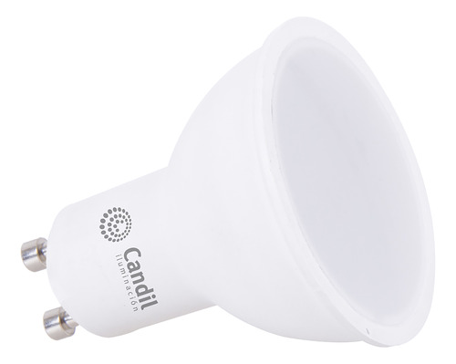 Dicroica Led Dimerizable 7w 220v Luz Fría Blanca Rosca Gu10