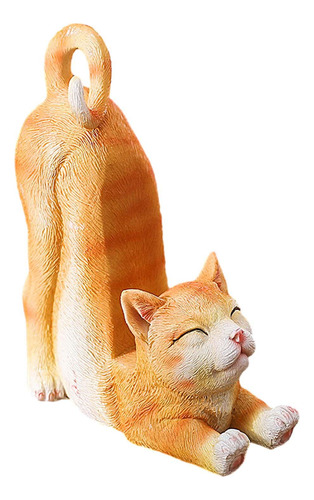 Figura De Gato Escultura Animal, Soporte Para Teléfono,