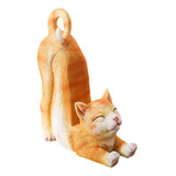 Figura De Gato Escultura Animal, Soporte Para Teléfono,
