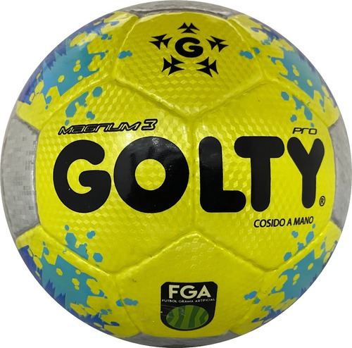 Balon De Futbol Golty Fga Magnum 3 T660176 Color Amarillo
