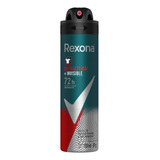 Desodorante Antibacterial Invisible Rexona Men Aerosol 150ml