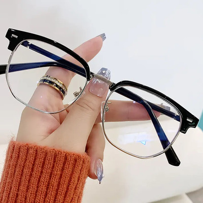 Gafas De Media Montura Anti-light Myopia 450 Black... | Meses sin interés